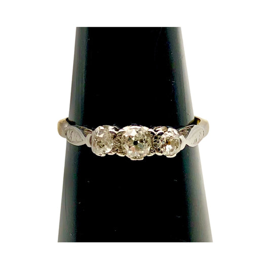 Antique Trilogy Diamond Ring