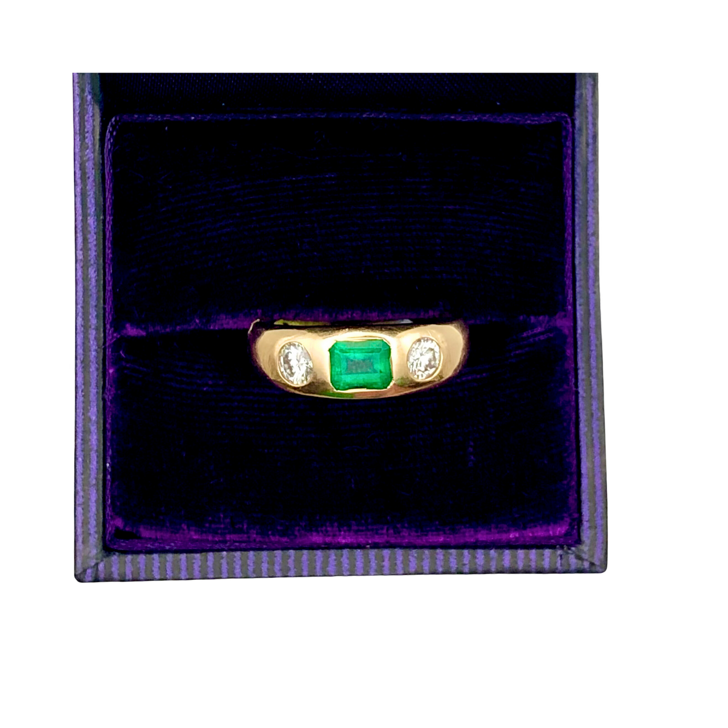 Emerald & Diamond Allianze Ring