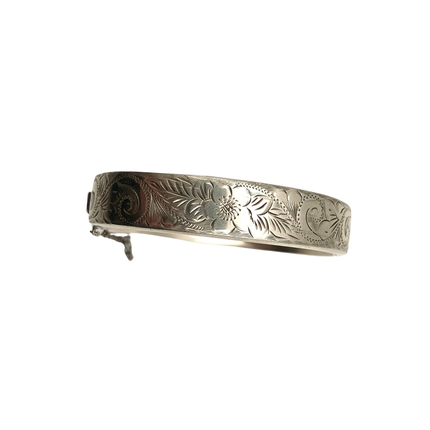 Silver Hinged Bangle